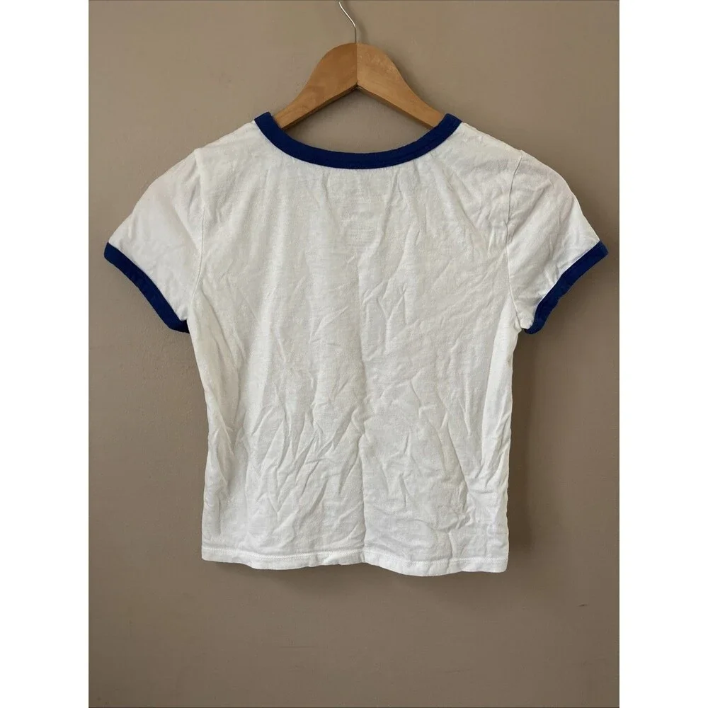 Buffalo Bills Girls T-Shirt Size XXL 18 Blue Short Sleeve NFL Graphic Tee